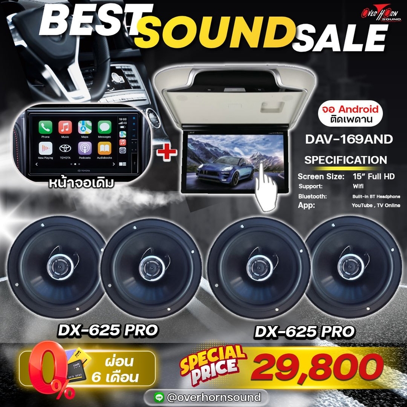 โปรโมชั่น จอแอนดรอย ติดรถยนต์
